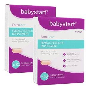 Babystart FertilCare vitamíny pre ženy s kyselinou listovou 30 tbl. 2 ks v balenie: 2x30 tabliet