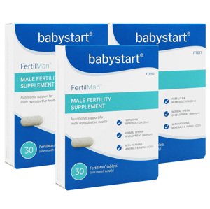 Babystart FertilMan vitamíny pre mužov s L-taurínom tbl. 30 3 ks v balenie: 3x30 tabliet