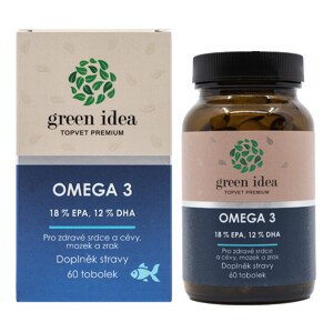 TOPVET Green Idea Omega 3 – 18% EPA, 12% DHA 60 toboliek