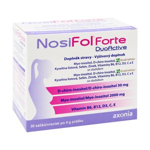 Axonia NosiFol Forte DuoActive vrecká 30x4 g