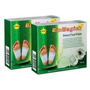 Biomagick Detoxikačné náplasti 14 ks 2 balenie: 2x 14 ks