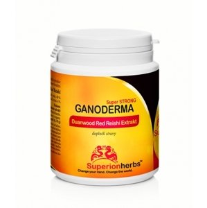 Red Reishi Extrakt - Ganoderma Duanwood - Superionherbs, 90 kps x 500 mg