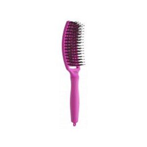 Olivia Garden Fingerbrush Neon Purple - Profesionálna kefa na vlasy