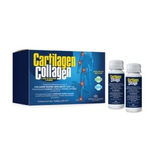 Kolagén na báze morského kolagénu (5000 mg) s N-acetylglukosamínom, meďou, zinkom, biotínom a vitamínmi, 50 ml x 10