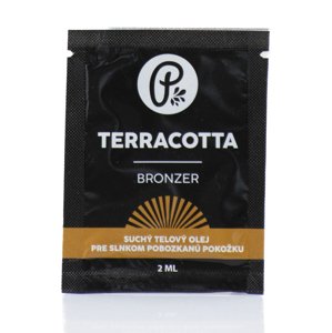 PANAKEIA (Vzorka) TERRACOTTA -  suchý telový olej, bronzer 2ml