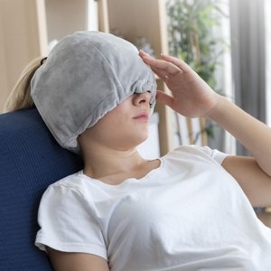 InnovaGoods Gélová čiapka na migrény a odpočinok Hawfron 1ks