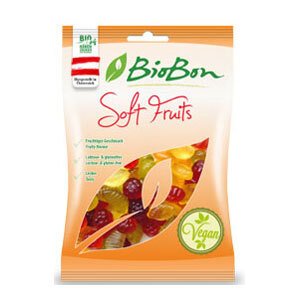 BIOBON Cukríky Záhradné ovocie bez želatíny bezgluténové BIO 100g
