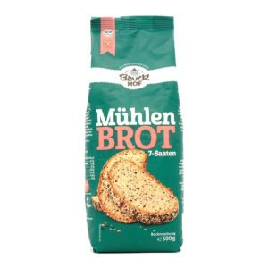 BAUCKHOF Zmes na chlieb REMESELNÝ semienkový 7-zrnný bez gluténu BIO 500g