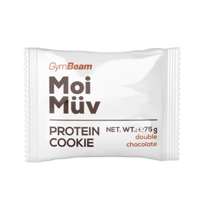 GymBeam MoiMüv Protein Cookie dvojitá čokoláda 75g