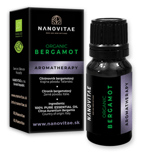 NANOVITAE BERGAMOT esenciálny olej – ORGANIC quality 10ml