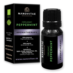 NANOVITAE PEPPERMINT esenciálny olej – ORGANIC quality 10ml