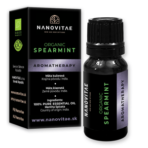 NANOVITAE SPEARMINT esenciálny olej – ORGANIC quality 10ml