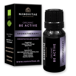 Nanovitae BE ACTIVE – zmes esenciálnych olejov – ORGANIC quality 10ml