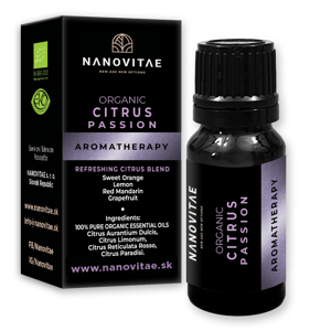 Nanovitae CITRUS PASSION – zmes esenciálnych olejov – ORGANIC quality 10ml
