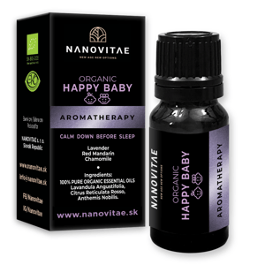Nanovitae HAPPY BABY – zmes esenciálnych olejov – ORGANIC quality 10ml