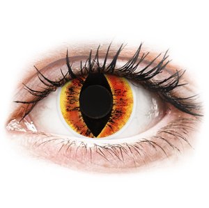 ColourVUE Crazy Lens - nedioptrické (2 šošovky) Saurons Eye