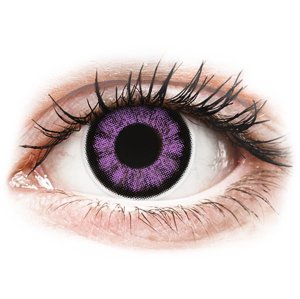 ColourVUE BigEyes - nedioptrické (2 šošovky) Ultra Violet