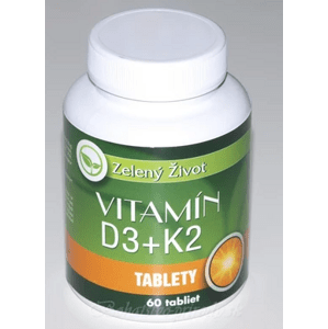 VÝPREDAJ - Vitamín D3 + K2, 60 tbl.